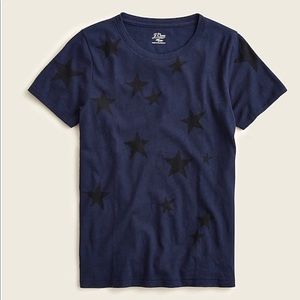 J.Crew Vintage cotton starry T-shirt